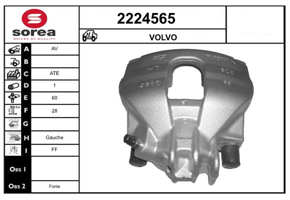 Etrier frana 2224565 EAI