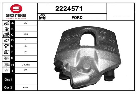 Etrier frana 2224571 EAI