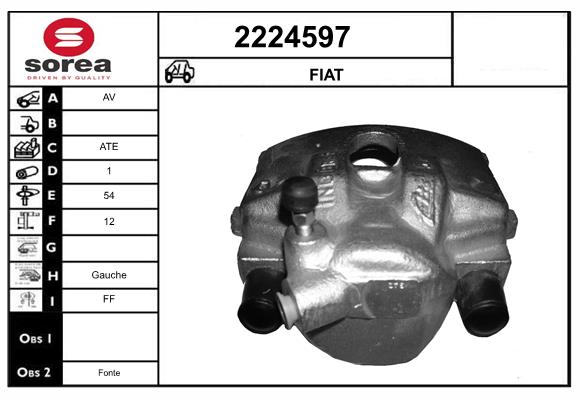 Etrier frana 2224597 EAI