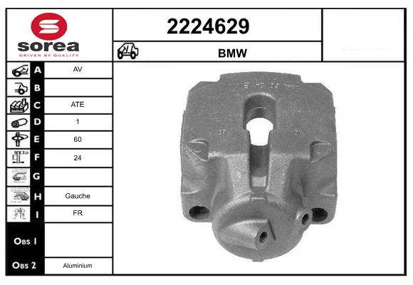 Etrier frana 2224629 EAI