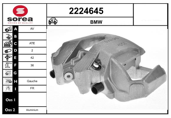 Etrier frana 2224645 EAI