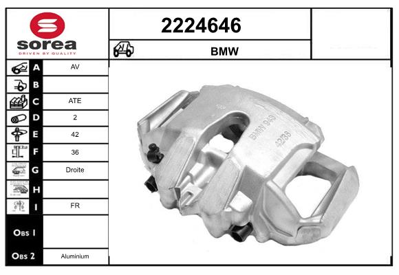 Etrier frana 2224646 EAI