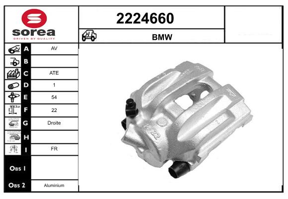 Etrier frana 2224660 EAI