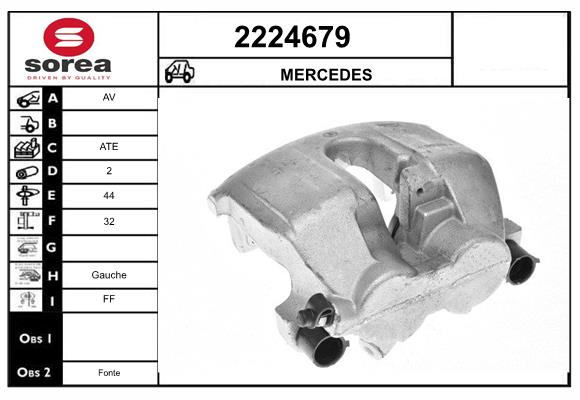 Etrier frana 2224679 EAI