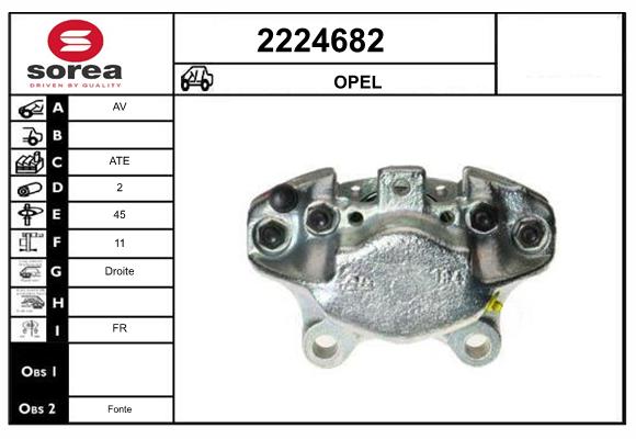 Etrier frana 2224682 EAI