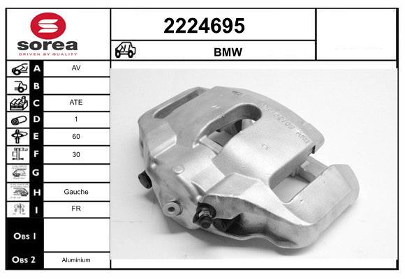 Etrier frana 2224695 EAI