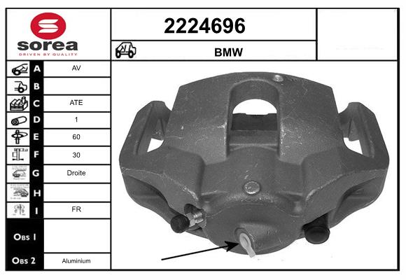 Etrier frana 2224696 EAI