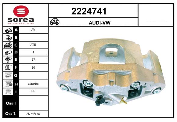 Etrier frana 2224741 EAI