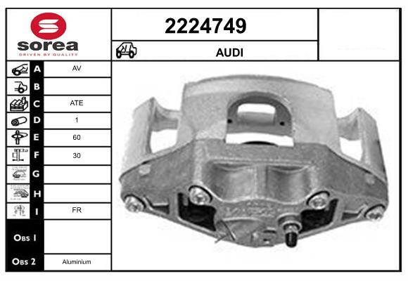 Etrier frana 2224749 EAI