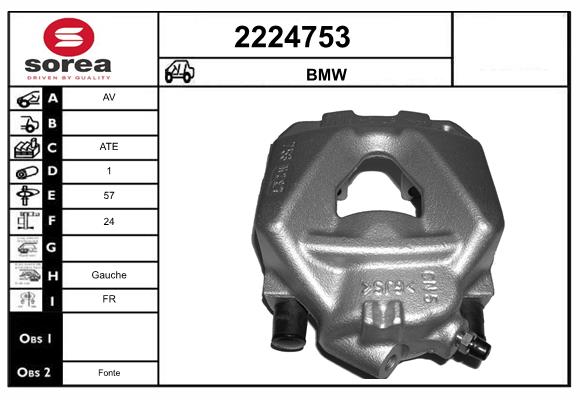 Etrier frana 2224753 EAI
