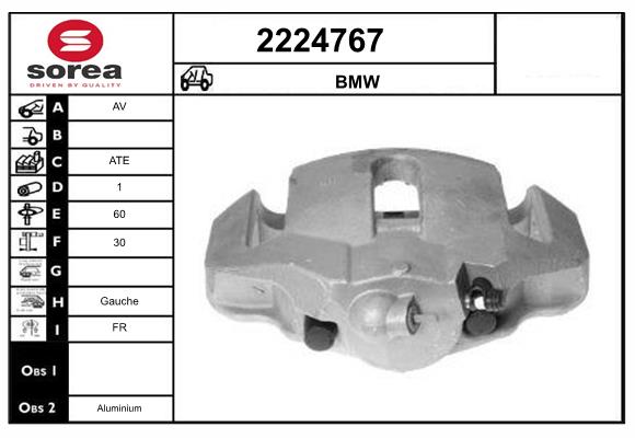 Etrier frana 2224767 EAI