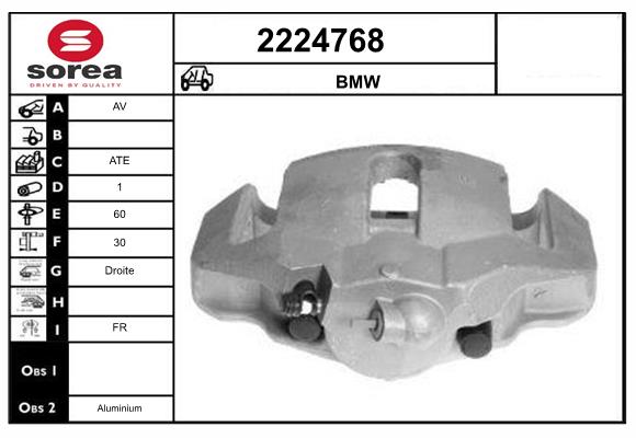 Etrier frana 2224768 EAI