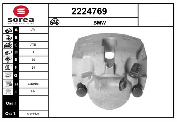 Etrier frana 2224769 EAI
