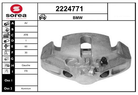 Etrier frana 2224771 EAI