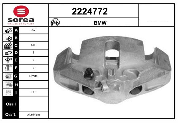 Etrier frana 2224772 EAI