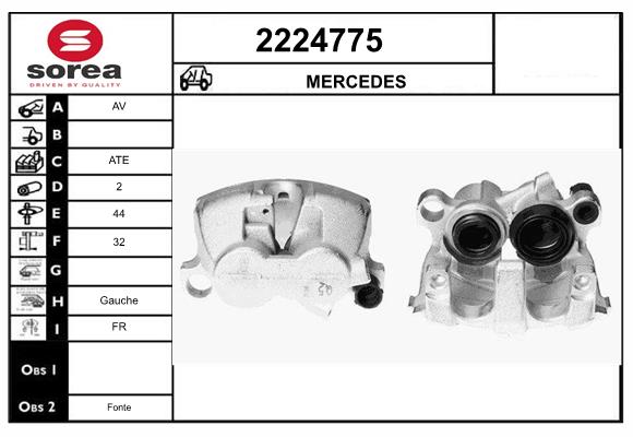 Etrier frana 2224775 EAI