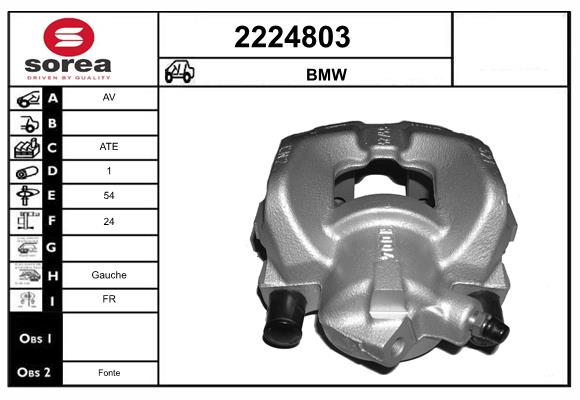 Etrier frana 2224803 EAI
