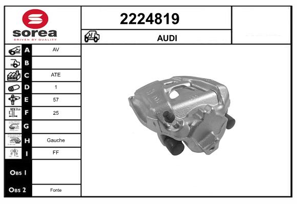 Etrier frana 2224819 EAI