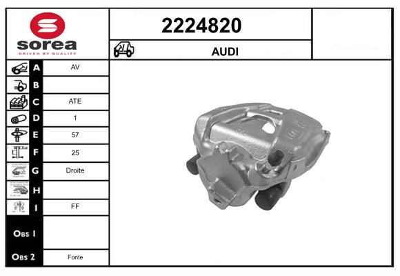 Etrier frana 2224820 EAI