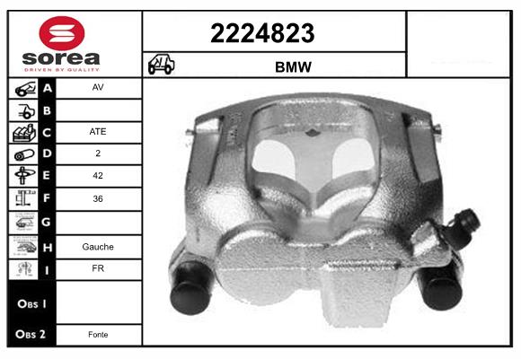 Etrier frana 2224823 EAI