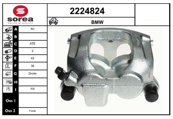 Etrier frana 2224824 EAI