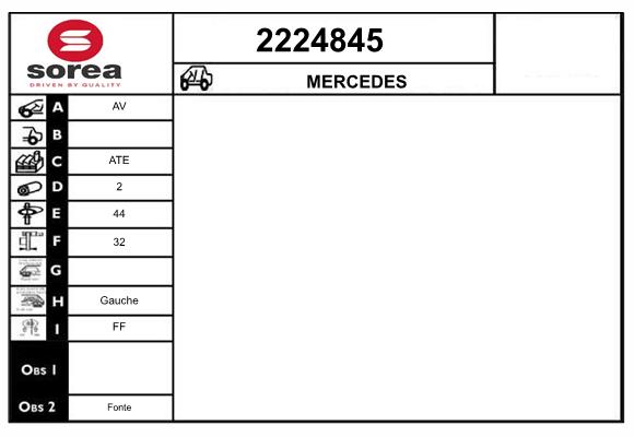 Etrier frana 2224845 EAI