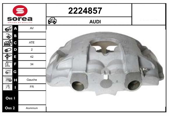 Etrier frana 2224857 EAI