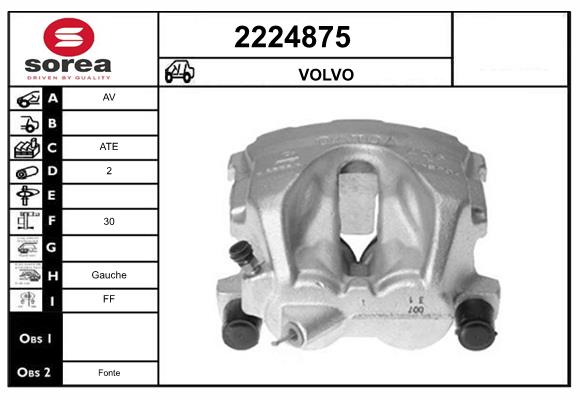 Etrier frana 2224875 EAI