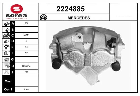 Etrier frana 2224885 EAI