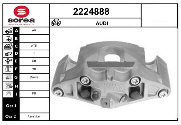Etrier frana 2224888 EAI