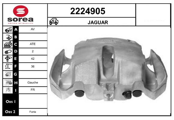 Etrier frana 2224905 EAI