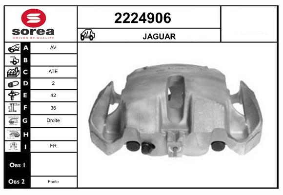 Etrier frana 2224906 EAI