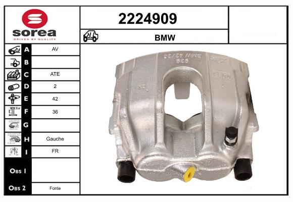 Etrier frana 2224909 EAI