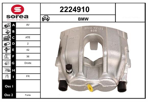Etrier frana 2224910 EAI