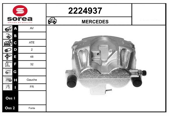 Etrier frana 2224937 EAI