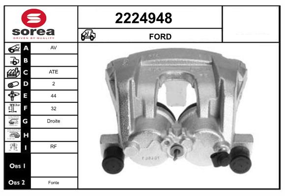 Etrier frana 2224948 EAI