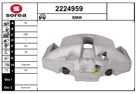 Etrier frana 2224959 EAI