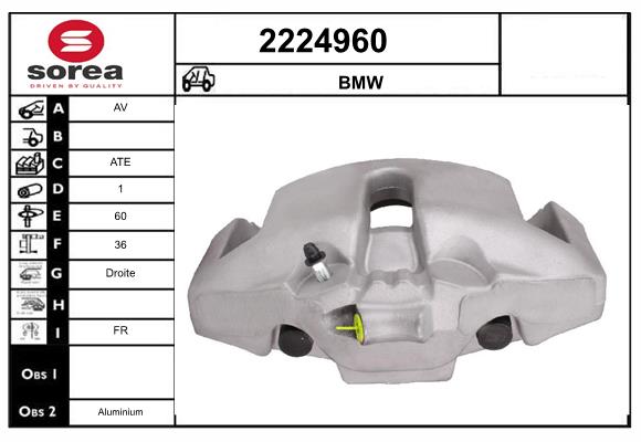 Etrier frana 2224960 EAI