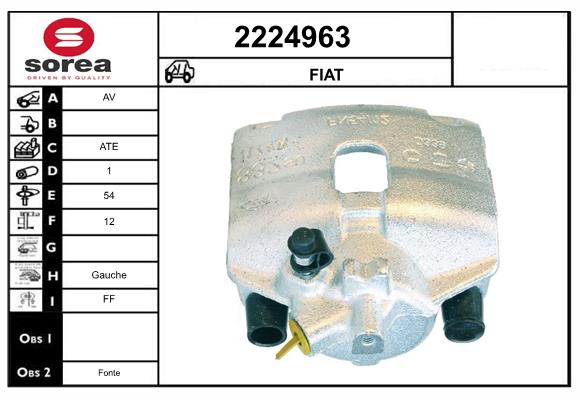 Etrier frana 2224963 EAI