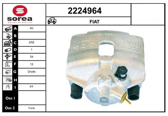 Etrier frana 2224964 EAI