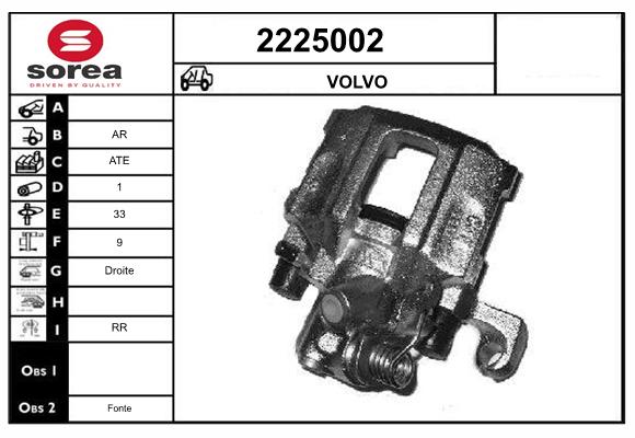 Etrier frana 2225002 EAI
