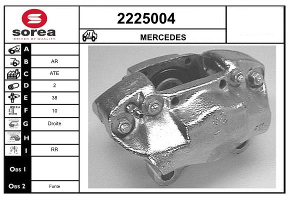 Etrier frana 2225004 EAI