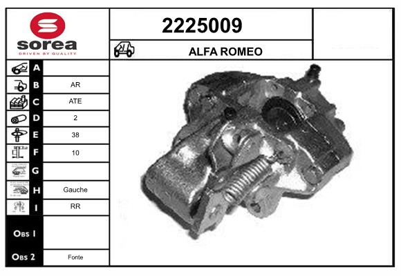 Etrier frana 2225009 EAI