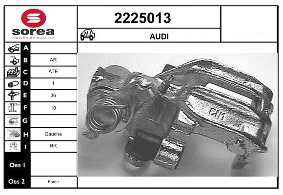 Etrier frana 2225013 EAI