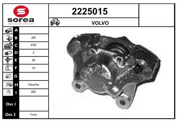 Etrier frana 2225015 EAI