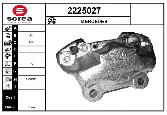 Etrier frana 2225027 EAI