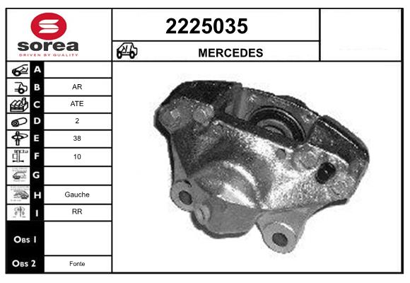 Etrier frana 2225035 EAI