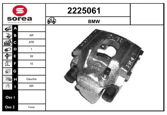 Etrier frana 2225061 EAI