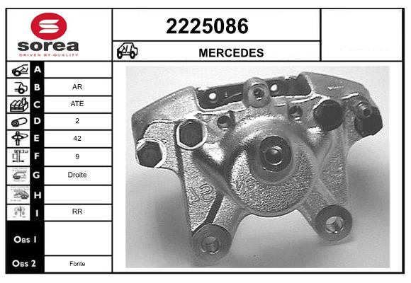 Etrier frana 2225086 EAI