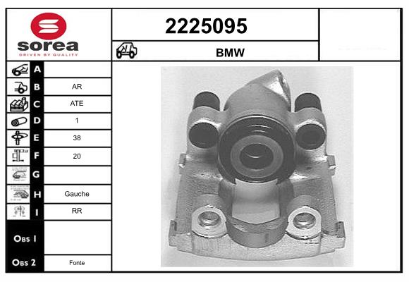 Etrier frana 2225095 EAI